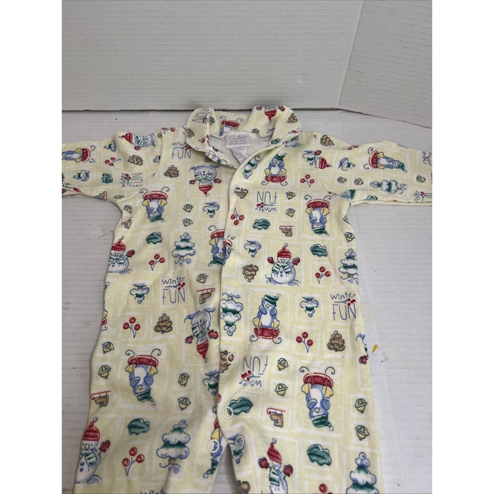 Vintage Carter If They Could Just Say Little One Piece 6-9MChristmas‎ Winter Fun